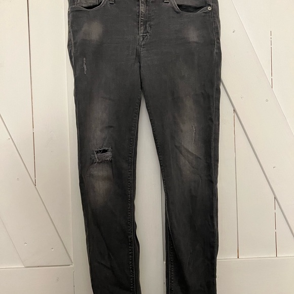 Hudson Jeans Krista Ankle Super Skinny Size: 29 Color: Grey-Super Stylish! - Picture 4 of 6